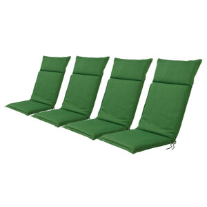 Sada potahů na židli / křeslo Houston, 120 x 50 x 4 cm, 4dílná, zelená