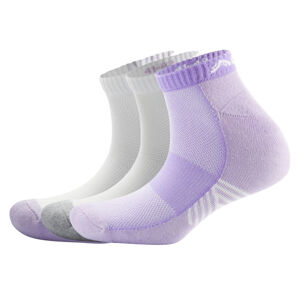 CRIVIT Dámské sportovní ponožky, 3 páry (37/38, bílá/fialová/šedá)