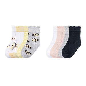 lupilu® Dívčí ponožky s BIO bavlnou, 5 párů