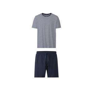 LIVERGY® Pánské pyžamo (XL (56/58), pruhy / navy modrá)