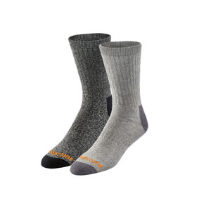 PARKSIDE® Pánské pracovní termo ponožky, 2 páry (43/46, šedá)