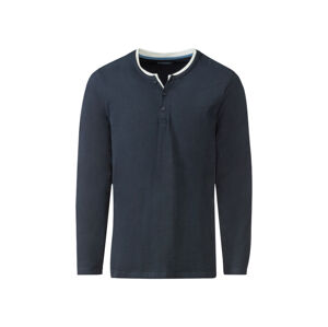 LIVERGY® Pánské triko s dlouhými rukávy (adult#male#ne, S (44/46), navy modrá)