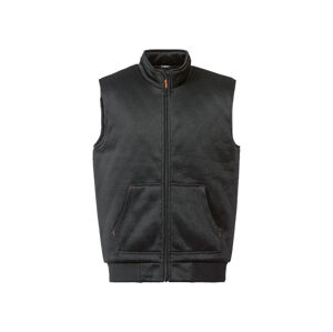 LIVERGY® Pánská fleecová vesta (adult#male#ne, M (48/50), černá)