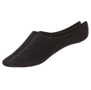 esmara® Dámské nízké ponožky s BIO bavlnou, 2 páry (35/38, černá)