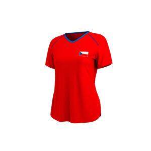 CRIVIT Dámský fotbalový dres EURO 2024 (S (36/38), červená)