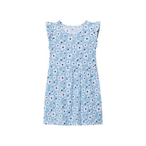 lupilu® Dívčí šaty (110/116, vzor modrá)