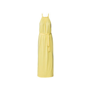 esmara® Dámské maxi šaty (adult#female#ne, L (44/46), žlutá)