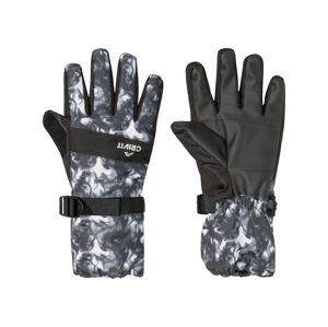 CRIVIT Dámské lyžařské rukavice (adult#skiing#female, 7,5, černá/vzorovaná)