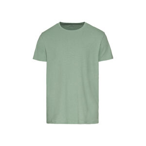 LIVERGY® Pánské triko (S (44/46), zelená/pruhovaná)