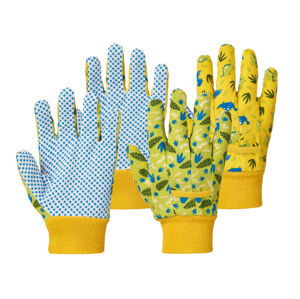 PARKSIDE® Dětské zahradní rukavice, 2 páry (3 (4–6 let), žlutá)