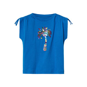 lupilu® Dívčí triko (122/128, modrá)