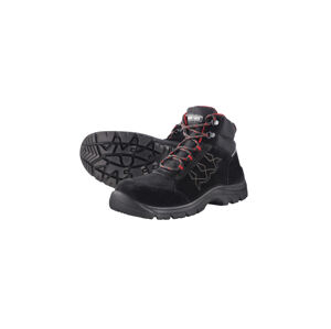 PARKSIDE® Pánská kožená bezpečnostní obuv S1 (45, černá/červená)