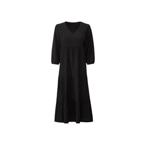 esmara® Dámské midi šaty (L (44/46), černá)