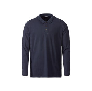 LIVERGY® Pánské triko s dlouhými rukávy (adult#male, M (48/50), námořnická modrá)