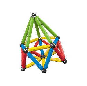 Playtive Magnetická stavebnice (Colored Set)