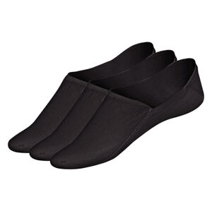 esmara® Dámské / Pánské bezešvé nízké ponožky, 3 páry (43/46, černá, High-Cut)