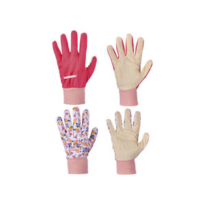 PARKSIDE® Zahradní rukavice, 2 páry (7, růžová/korálová)