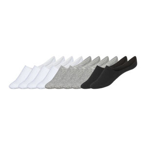 LIVERGY® Pánské nízké ponožky s BIO bavlnou, 5 párů (43/46, bílá/šedá/černá)