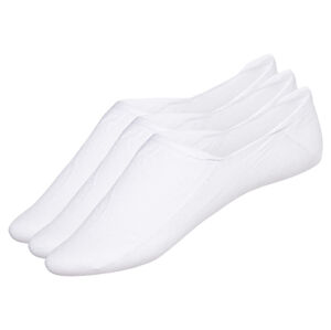 LIVERGY® Pánské nízké ponožky, 3 páry (43/46, bílá)