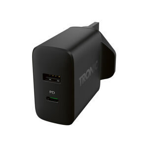 TRONIC® Duální USB nabíječka (černá)