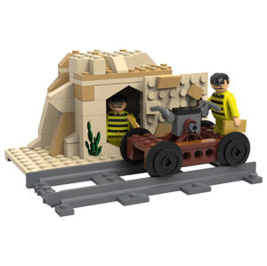 Playtive Clippys Traktor s přívěsem / Kočár tažený koňmi / Veranda / Rychlejší než svůj stín / Skrýš (skrýš)