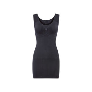 esmara® Dámské bezešvé tvarující šaty (adult#female#ne, S (36/38), černá široká ramínka)