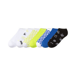 pepperts!® Chlapecké nízké ponožky s BIO bavlnou, 7 párů (39/42, bílá/zelená/modrá/černá)