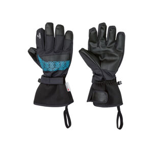CRIVIT Dámské / Pánské lyžařské rukavice (adult#skiing#male, 8, černá/modrá)