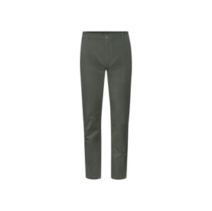 LIVERGY® Pánské chino kalhoty (XXL (60/62), tmavě zelená)