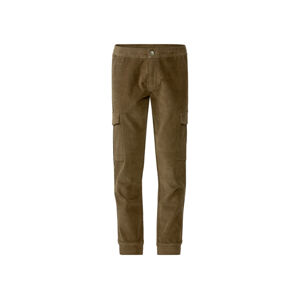 LIVERGY® Pánské manšestrové kalhoty "Tapered Fit" (adult#male#ne, 56, olivová)