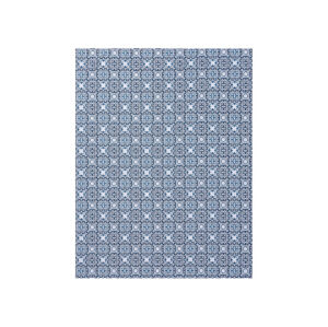 LIVARNO home Ubrus / Běhoun (50 x 150 cm, ubrus, vzor/modrá/bílá)