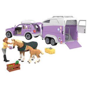 Playtive Dobrodružství se zvířaty (SUV s přívěsem pro koně)