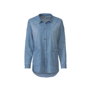 esmara® Dámská džínová košile (46, modrá)