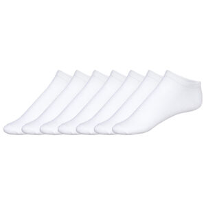 LIVERGY® Pánské nízké ponožky, 7 párů  (43/46, bílá)