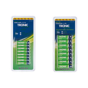TRONIC® Nabíjecí baterie Ni-MH Ready 2 Use XXL, 8 kusů
