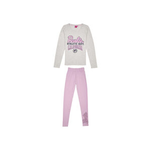 Barbie Dámské pyžamo (S, šedá/světle růžová)