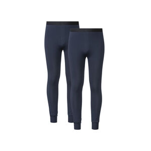 LIVERGY® Pánské spodní kalhoty, 2 kusy (7/XL, navy modrá)