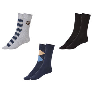LIVERGY® Pánské ponožky s BIO bavlnou, 2 páry