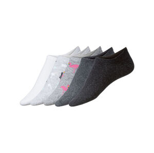 LIVERGY® Pánské nízké ponožky, 5 párů (adult#male, 43/46, šedá/bílá)