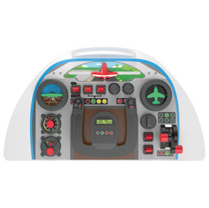 Playtive Dřevěná palubní deska automobilu / letad (palubní deska letadla)