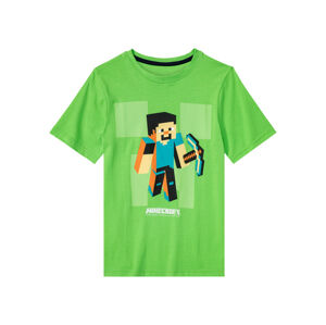 Minecraft Chlapecké triko (122/128, zelená)