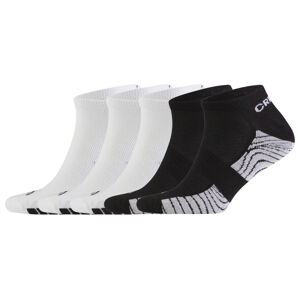 CRIVIT Pánské sportovní ponožky, 5 párů (43/46, černá/bílá)