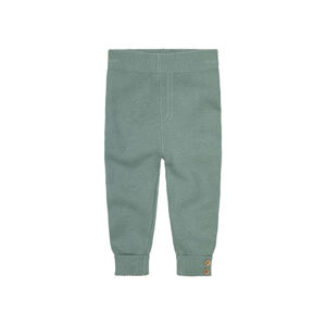 lupilu® Chlapecké pletené kalhoty s BIO bavlnou (baby/infant#male#ne, 62/68, zelená)