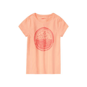 pepperts!® Dívčí triko (child#female#ne, 122/128, korálová/růžová)