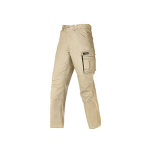 PARKSIDE® Pánské pracovní kalhoty (54, béžová/černá)