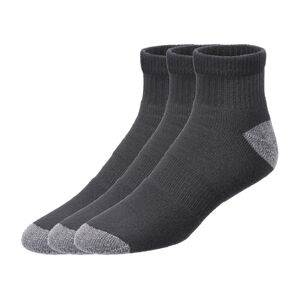 PARKSIDE® Pánské pracovní ponožky, 3 páry (47/50, černá/antracitová)