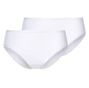 esmara® Dámské kalhotky s BIO bavlnou, 2 kusy (XL(48/50), bílá)