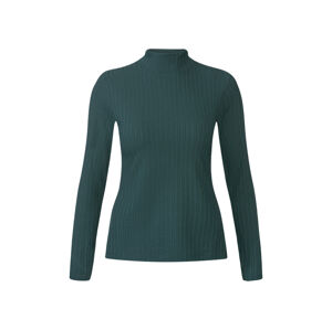 esmara® Dámské triko s dlouhými rukávy (L (44/46), zelená)