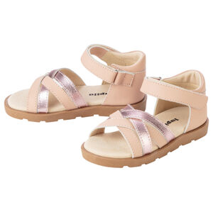 lupilu® Dívčí kožené sandály (30, světle růžová)