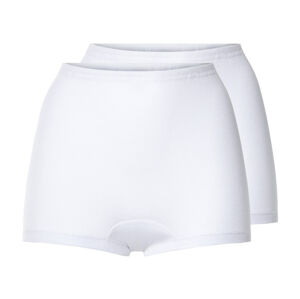 esmara® Dámské kalhotky s nohavičkou s BIO bavlnou, 2 kusy (L (44/46))
